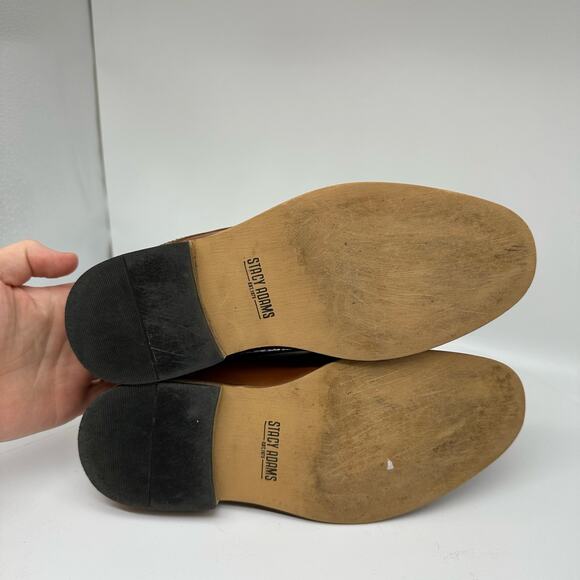 Stacy Adams Dickinson Cap-Toe Lace-up Oxford Cognac Brown Youth Boys Size 3 - Picture 16 of 16